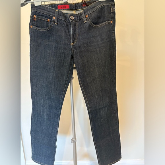 AG Adriano Goldschmied “Stilt” Dark Blue Denim Jeans, Size 28R - Picture 9 of 14